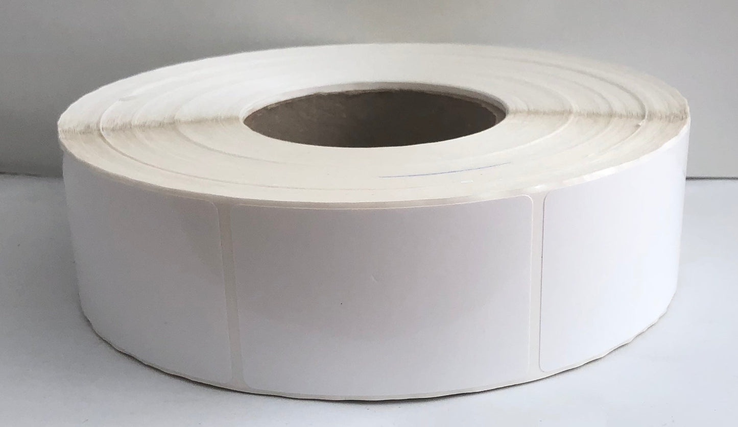 etiquettes-rive-sud,Étiquettes 2.00" X 3.00" polypro transfert thermique en rouleau sur core 3"