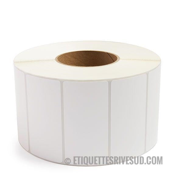 etiquettes-rive-sud,4" x 2-1/2" Brillant Synthétique PolyPro 4000T - 91000