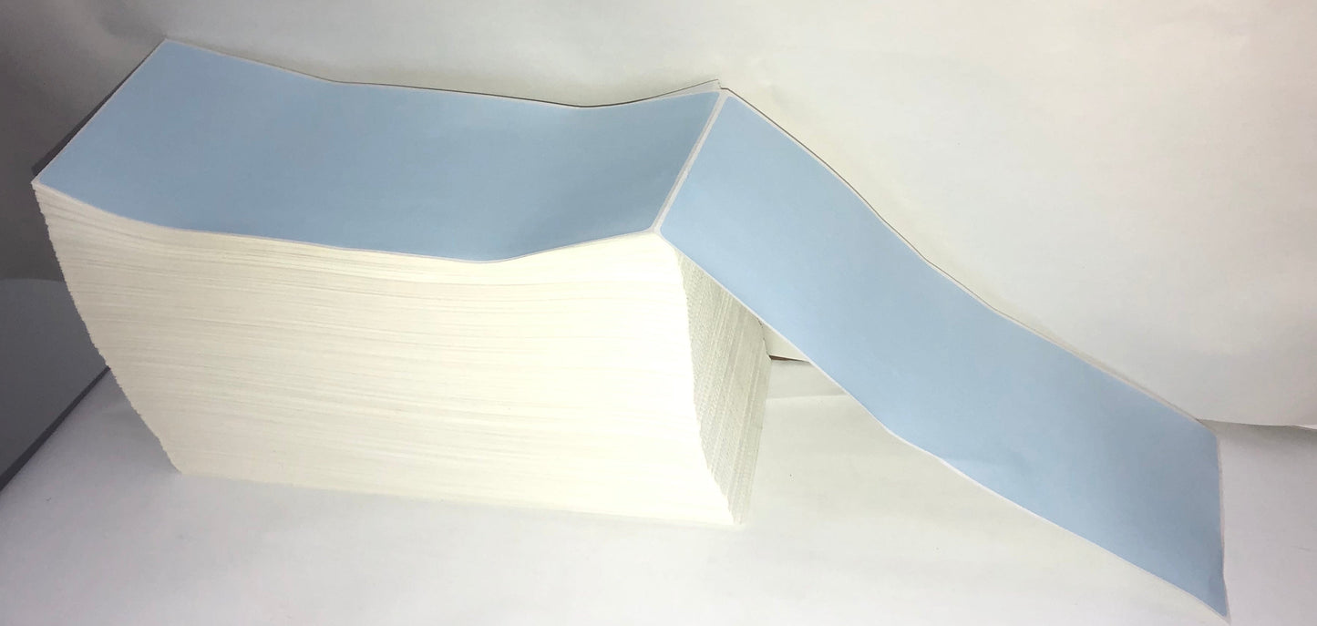etiquettes-rive-sud,Étiquettes couleur fanfold 4.00" X 10.00" transfert thermique
