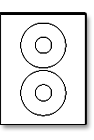 CD - 2 per sheet (4.5" dia.) - Etiquettes Quebec