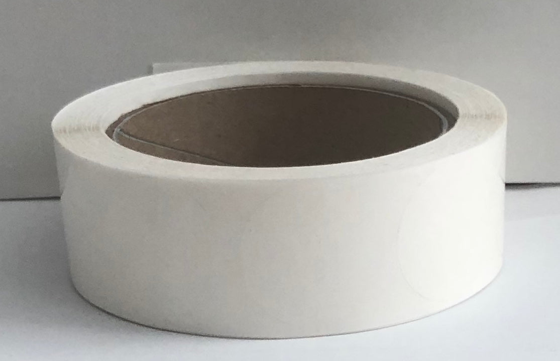 etiquettes-rive-sud,Étiquettes 1.25" rond clair en rouleau sur core 3"