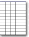 L-55 - 55 per sheet (1" x 1.7") - Etiquettes Quebec