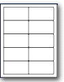 LD-10 - 10 per sheet (2" x 4") - Etiquettes Quebec
