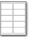 LD-10AV - 10 per sheet (2" x 4") - Etiquettes Quebec