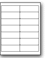 LD-14 -14 per sheet (1.375" x 4") - Etiquettes Quebec