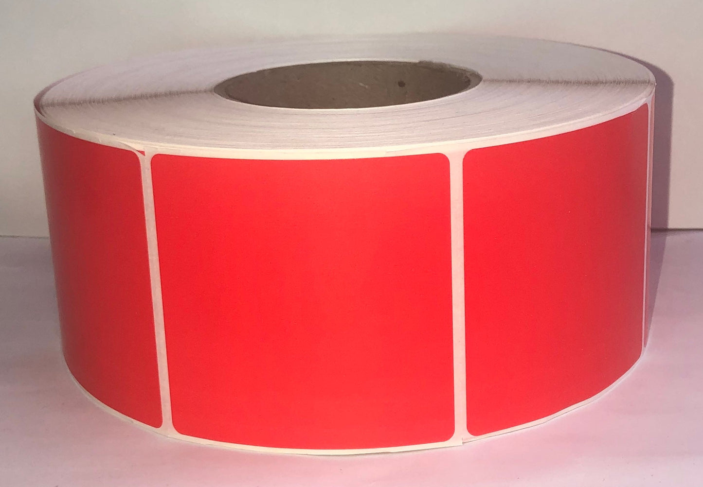 etiquettes-rive-sud,Étiquettes couleur 3.00" X 3.00"transfert thermique en rouleau sur core 3"
