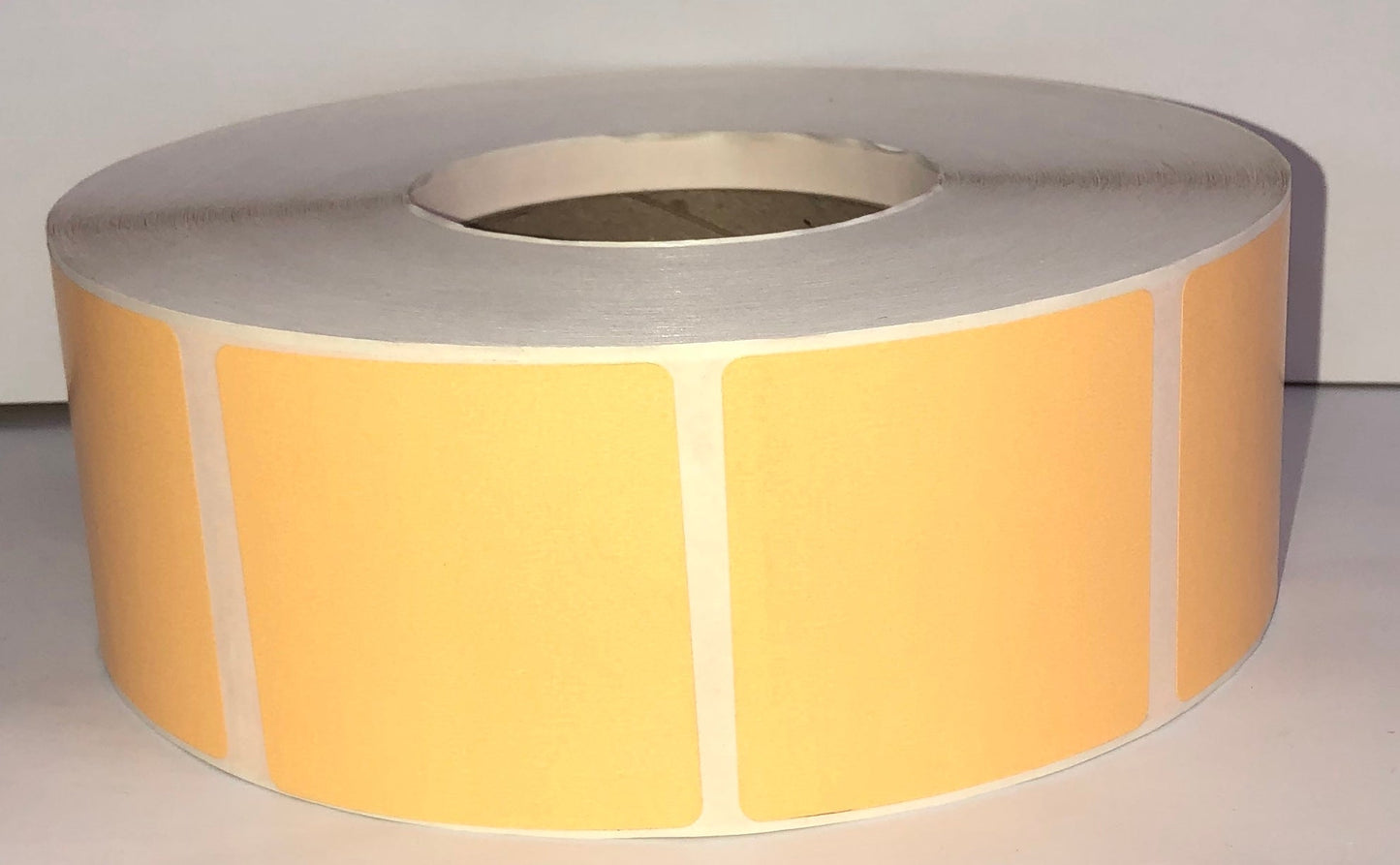 etiquettes-rive-sud,Étiquettes couleur 2.50" X 2.50" transfert thermique en rouleau sur core 3"