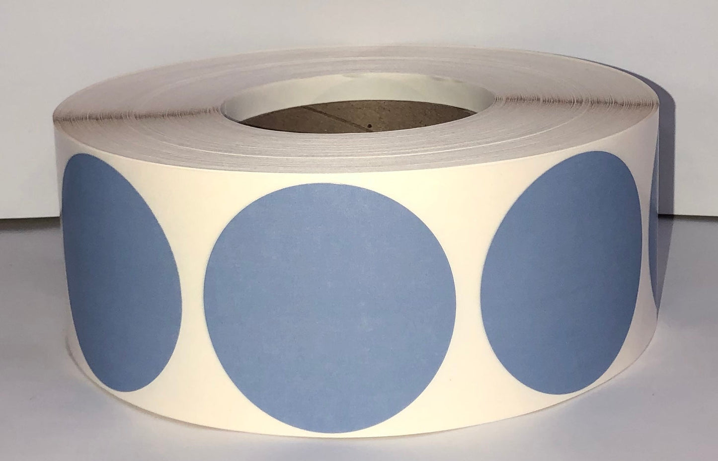 etiquettes-rive-sud,Étiquettes couleur rondes 2.5'' transfert thermique en rouleau sur core 3"