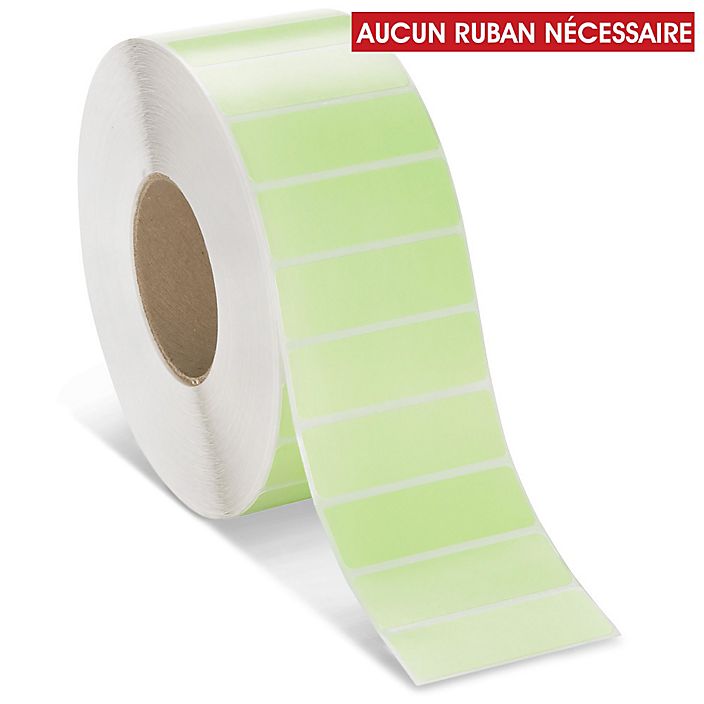 etiquettes-rive-sud,Étiquettes adhésives thermiques directes industrielles – 3 x 2 po - Coloré