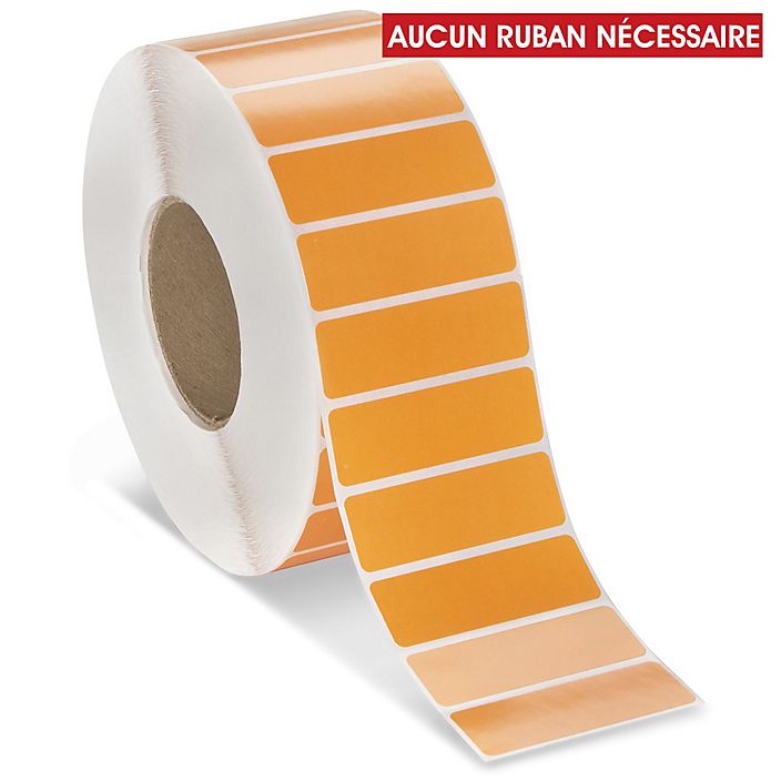 etiquettes-rive-sud,Étiquettes adhésives thermiques directes industrielles – 3 x 2 po - Coloré