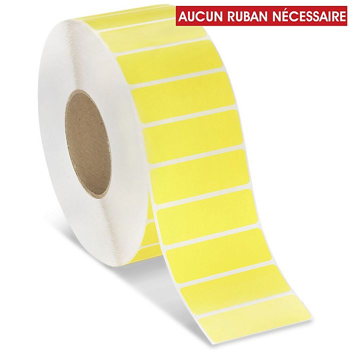 etiquettes-rive-sud,Étiquettes adhésives thermiques directes industrielles – 3 x 2 po - Coloré