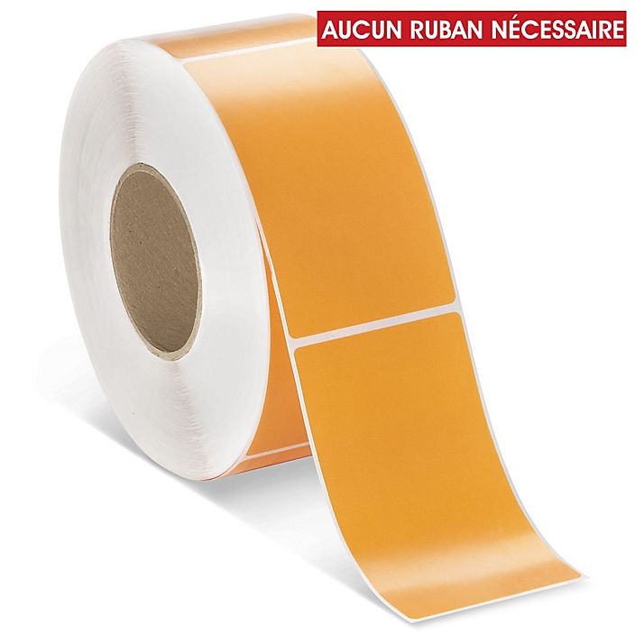 etiquettes-rive-sud,Étiquettes adhésives thermiques directes industrielles – 3 x 5 po - Coloré