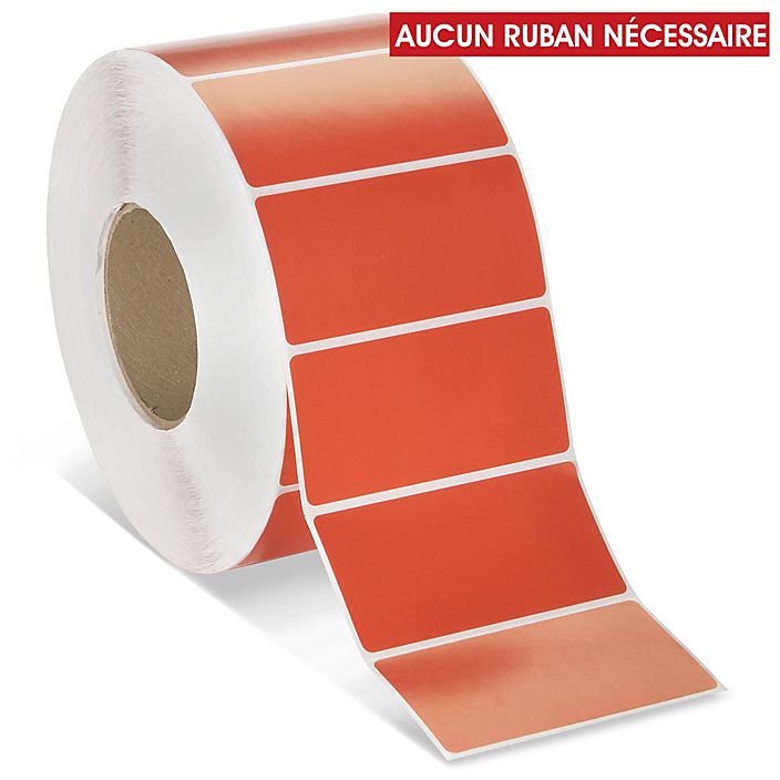 etiquettes-rive-sud,Étiquettes adhésives thermiques directes industrielles – 4 x 3 po - Coloré