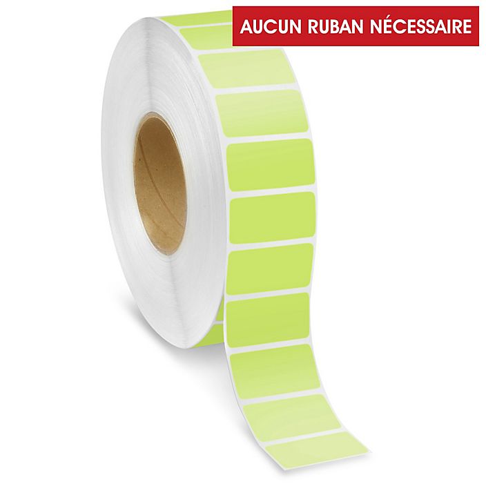 etiquettes-rive-sud,Étiquettes adhésives thermiques directes industrielles – 2 x 1 po - Coloré
