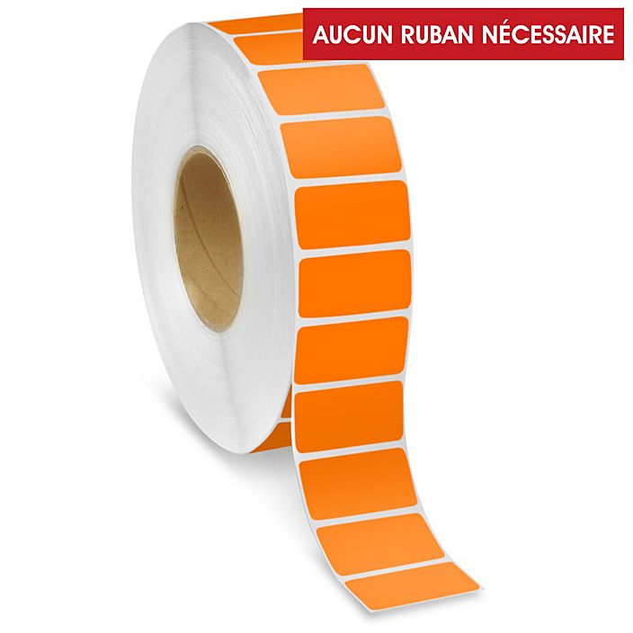 etiquettes-rive-sud,Étiquettes adhésives thermiques directes industrielles – 2 x 1 po - Coloré
