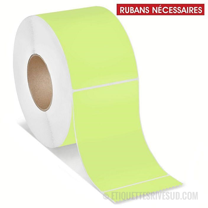 etiquettes-rive-sud,Étiquettes transfert thermique de table – 4 x 2 po, couleurs