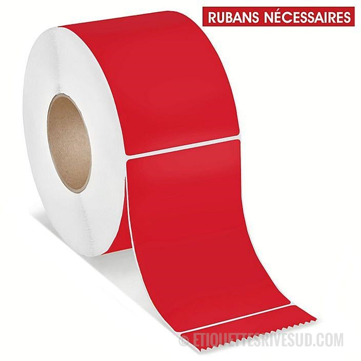 etiquettes-rive-sud,Étiquettes transfert thermique de table – 4 x 2 po, couleurs