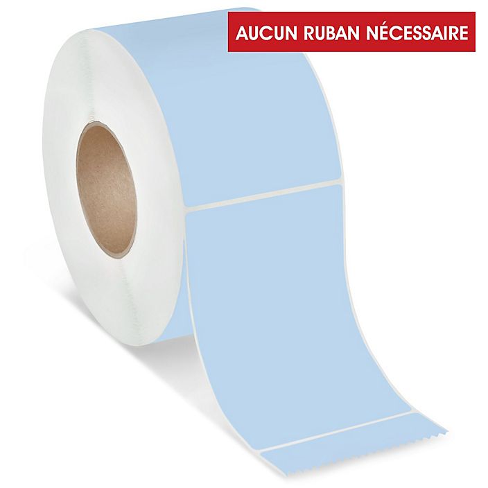 etiquettes-rive-sud,Étiquettes adhésives thermiques directes industrielles – 4 x 6 po - Coloré