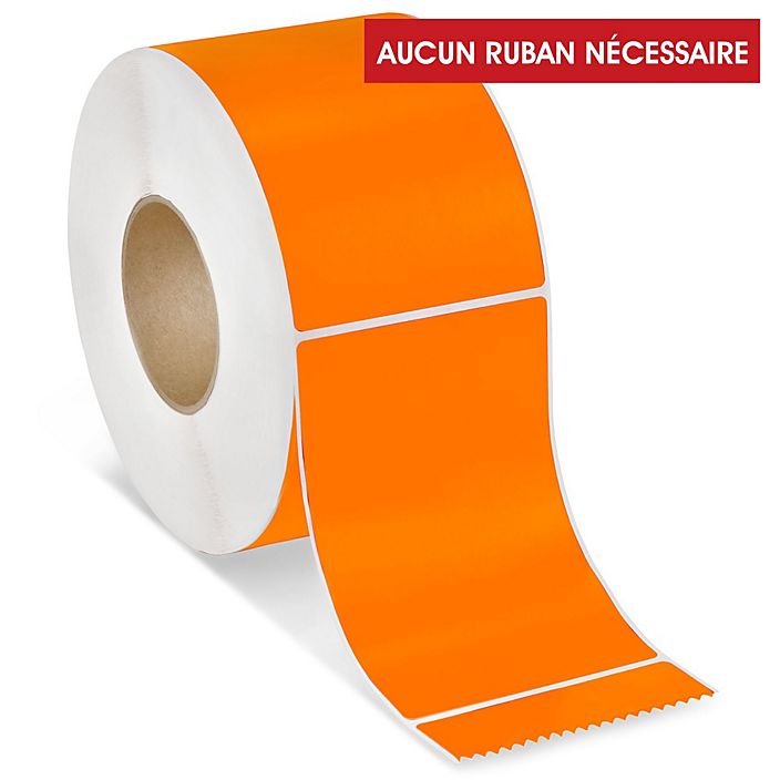 etiquettes-rive-sud,Étiquettes adhésives thermiques directes industrielles – 4 x 6 po - Coloré