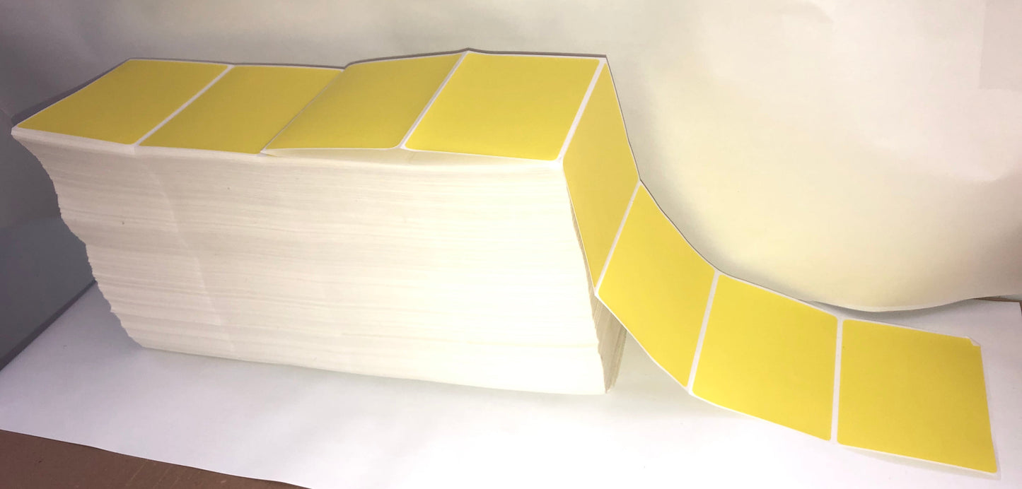 etiquettes-rive-sud,Étiquettes couleur fanfold 4.00" X 3.00" direct thermique