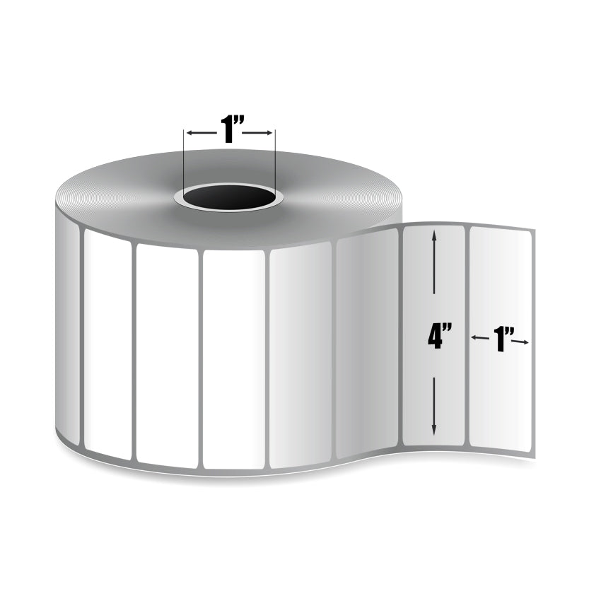 4" x 1" Étiquettes Thermique Zebra Z-Perform 2000D Label - 10015783 - Etiquettes Quebec