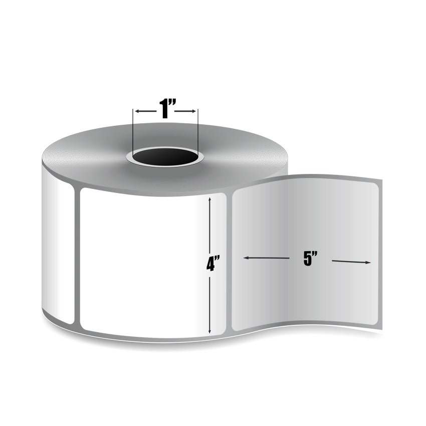 4" x 5" Étiquettes Thermique Zebra Z-Select 4000D - 10015346 - Etiquettes Quebec