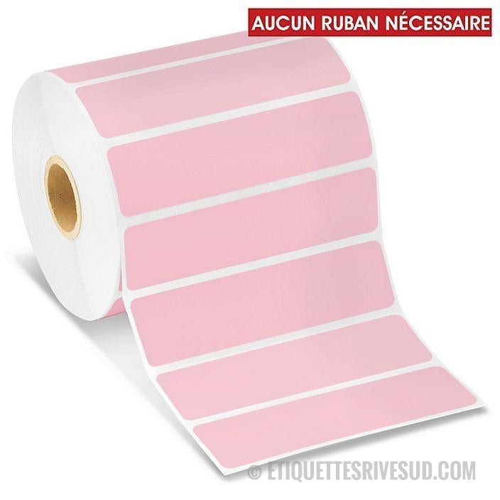 etiquettes-rive-sud,Étiquettes thermiques directes de table – 4 x 1 po, couleurs