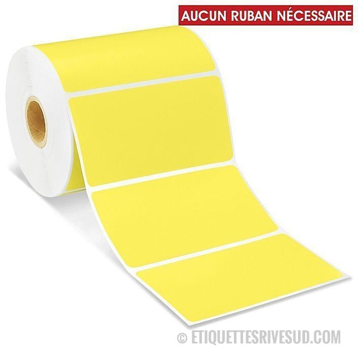 etiquettes-rive-sud,Étiquettes thermiques directes de table – 4 x 2 po, couleurs