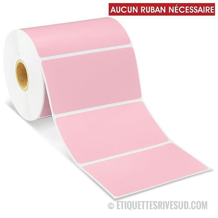 etiquettes-rive-sud,Étiquettes thermiques directes de table – 4 x 2 po, couleurs