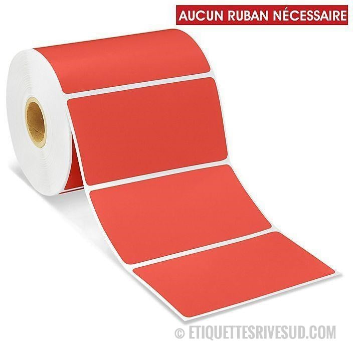 etiquettes-rive-sud,Étiquettes thermiques directes de table – 4 x 2 po, couleurs