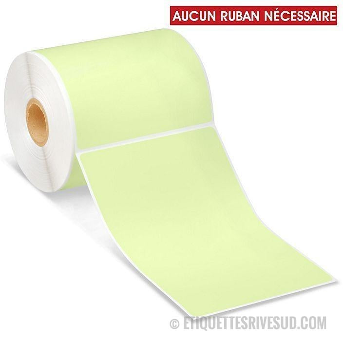etiquettes-rive-sud,Étiquettes thermiques directes de table – 4 x 6 po, couleurs