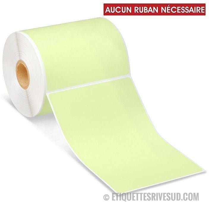 etiquettes-rive-sud,Étiquettes thermiques directes de table – 4 x 8 po, couleurs