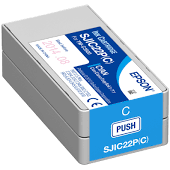 Epson C-3520 cartouche d'encre Cyan - Etiquettes Quebec