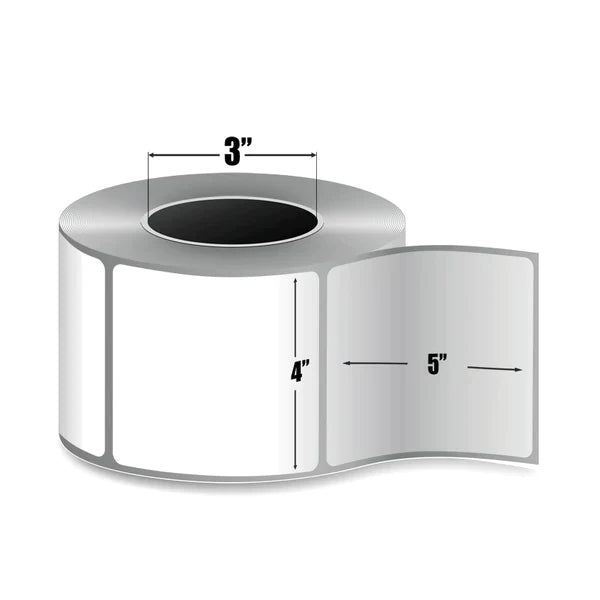 Zebra 4" x 5" Z-Perform 2000D Label - 400500C3D8DT - Etiquettes Quebec