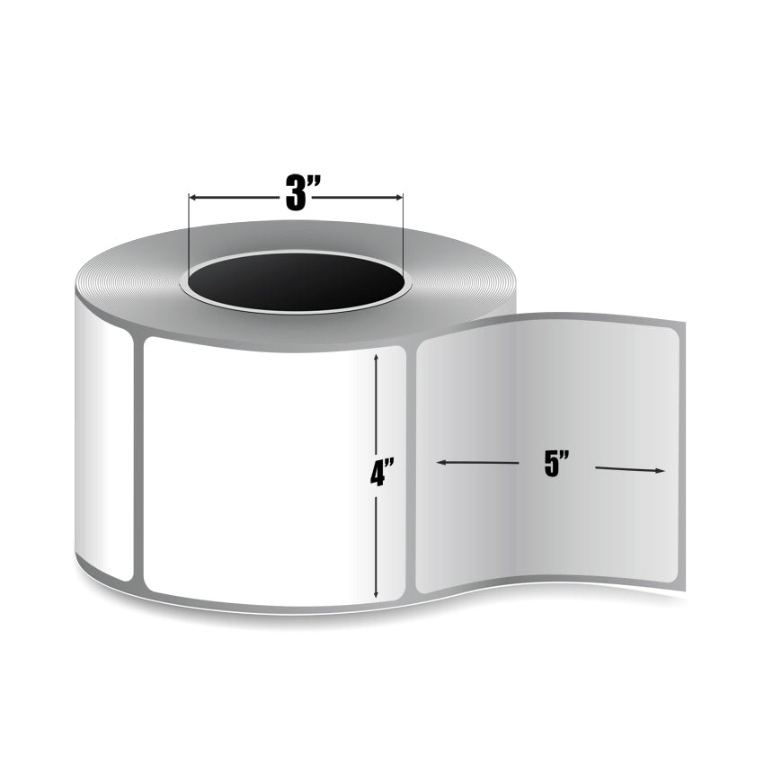 Zebra 4" x 5" Z-Select 4000T Label - 800640-505 - Etiquettes Quebec