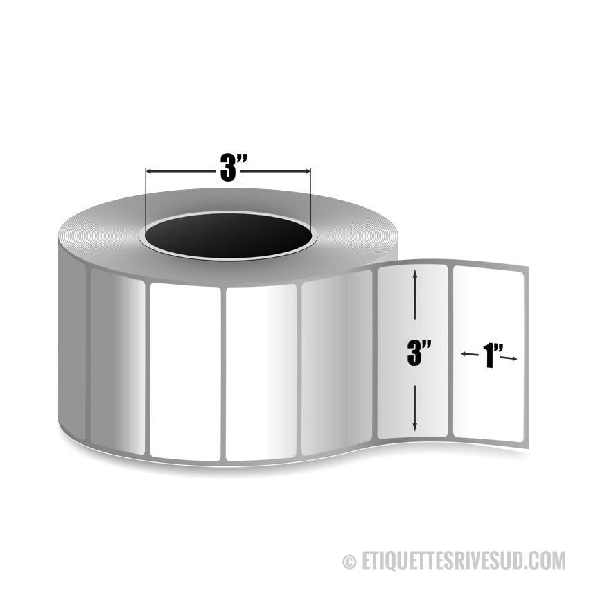 etiquettes-rive-sud,Zebra 3" x 1" Z-Perform 2000D Label - 10000296 -
