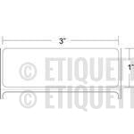 etiquettes-rive-sud,Zebra 3" x 1" Z-Select 4000T - 10009528