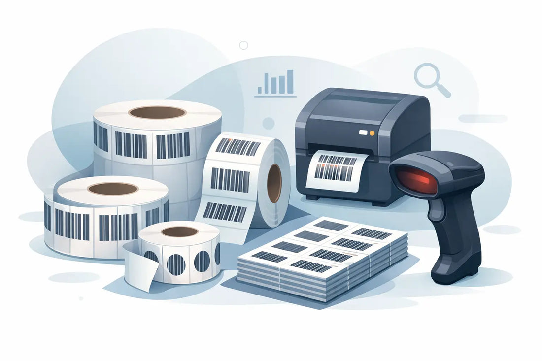 Guide des formats de rouleaux code-barres