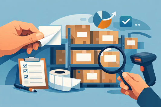 Étiquettes décollables pour inventaire efficaces