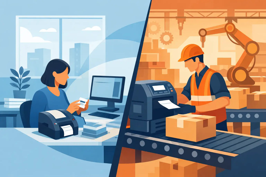 Bureau ou industriel étiquetage: quoi choisir