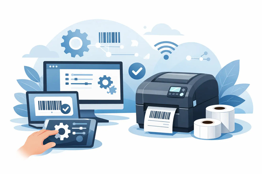Configurer une imprimante code-barres