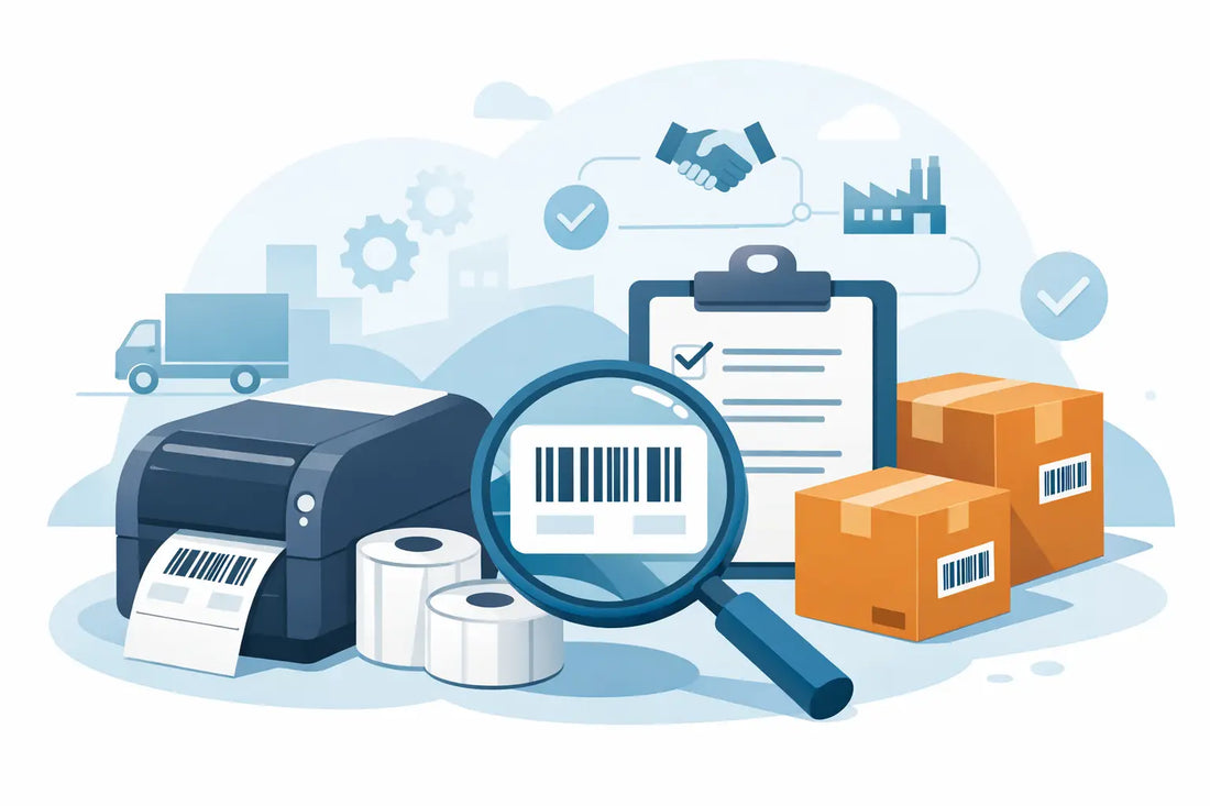 Choisir un fournisseur étiquettes code barres