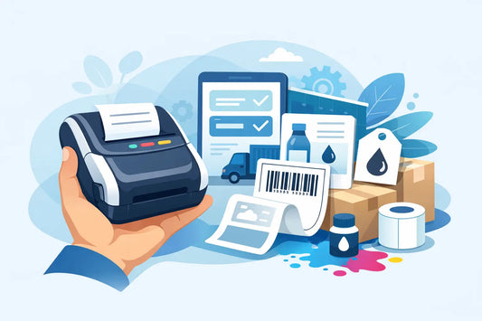 Imprimante étiquette jet d’encre portable