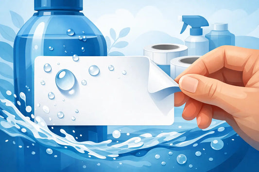 Étiquette polypropylène résistante à l’eau