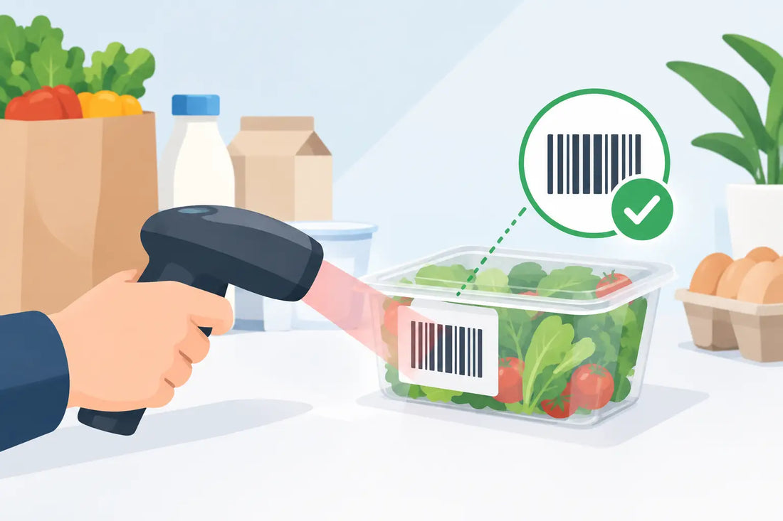 Cas de codes-barres alimentaires à contrôler