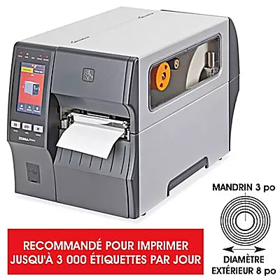 ZEBRA ZT421 – IMPRIMANTE INDUSTRIELLE DE CODE À BARRES