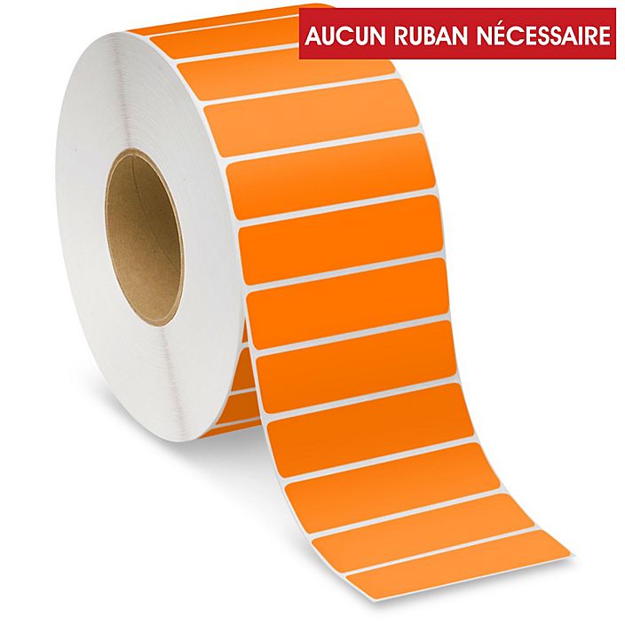 etiquettes-rive-sud,Étiquettes adhésives thermiques directes industrielles – 4 x 1 po - Coloré