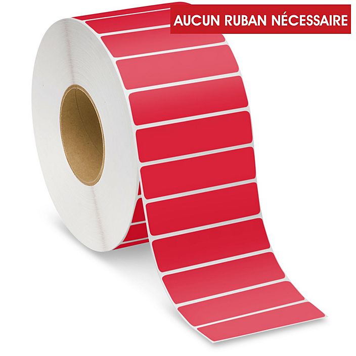 etiquettes-rive-sud,Étiquettes adhésives thermiques directes industrielles – 4 x 1 po - Coloré