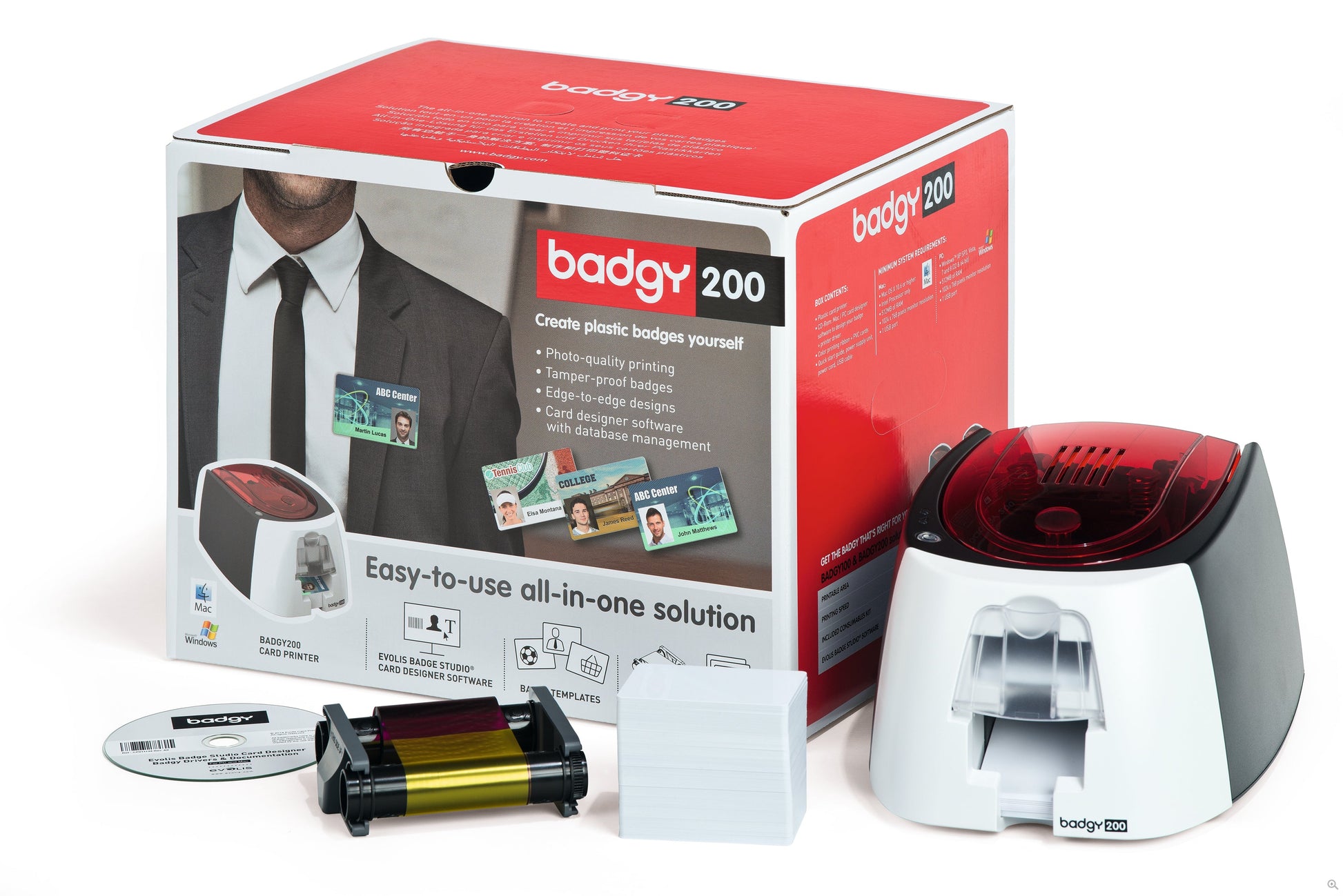 etiquettes-rive-sud,Imprimante à cartes Badgy200